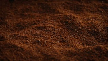 Closeup dönen çekilmiş kahve