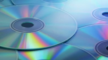 CD renkli yanıp sönen ışık