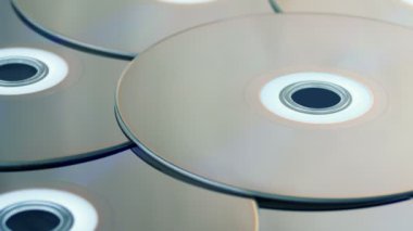 Closeup çekim BluRay diskler