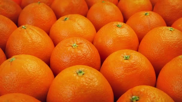 Lots Oranges Moving Shot — Stock Video