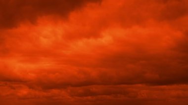 Mars gezegeni üzerinde gökyüzü