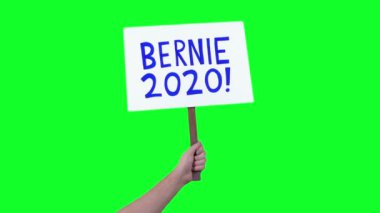 2020 Bernie Sanders imzalı Yeşil Ekran 2 Çekimleri