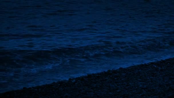 Sea Shore tard dans la nuit 