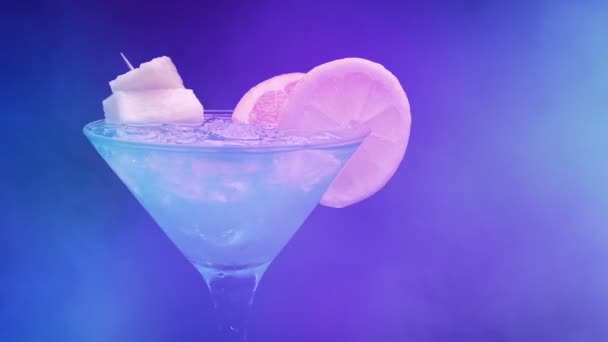 Cocktail Rökig Partyatmosfär — Stockvideo