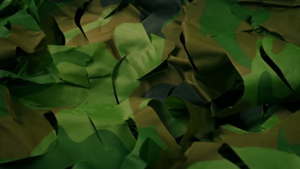 Camo Vêtements Armée Tir Mouvement — Video