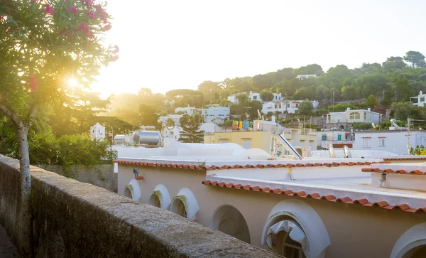 Immobilier sur l'île de Capri, Italie — Photo