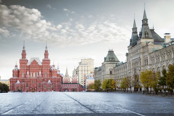 Panorama della Piazza Rossa a Mosca, Russia — Foto Stock