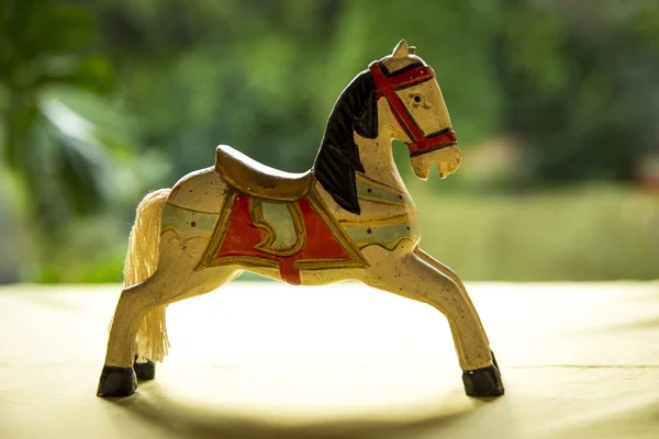 Vintage wooden horse toy — Stock Photo, Image