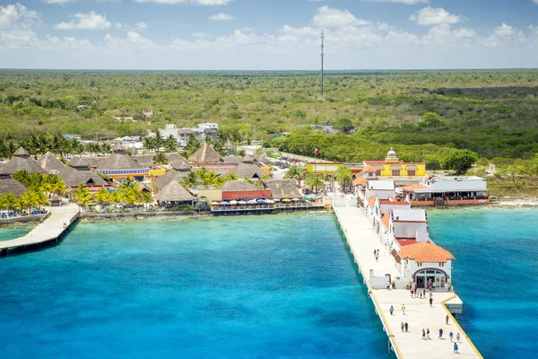 푸에 르 마 야-Cozumel, 멕시코에서 포트 — 스톡 사진