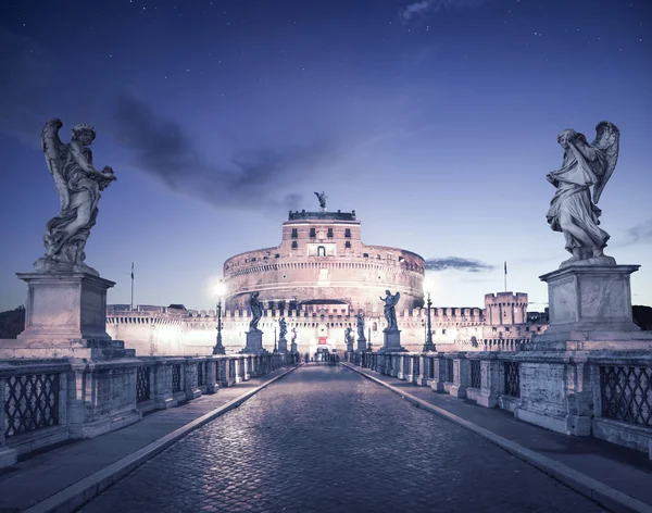 Замку Сант-Анджело (замку Святого Ангела), Рим, Італія — стокове фото