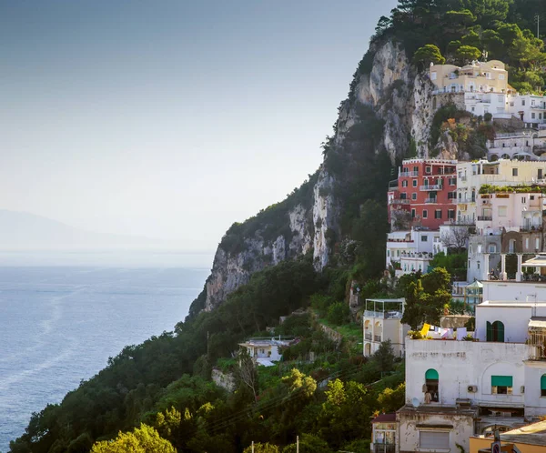 Capri stad på Capri i Kampanien, Italien — Stockfoto