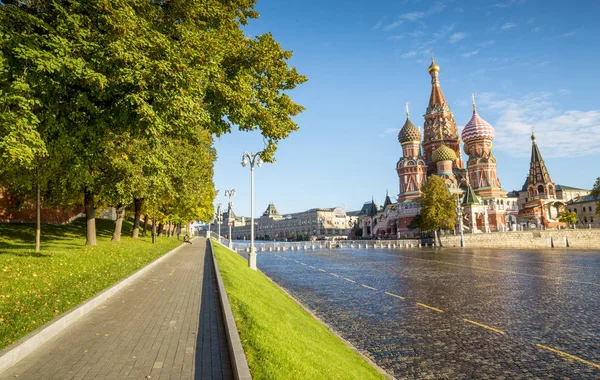 Панорама Красной площади в Москве, Россия — стоковое фото