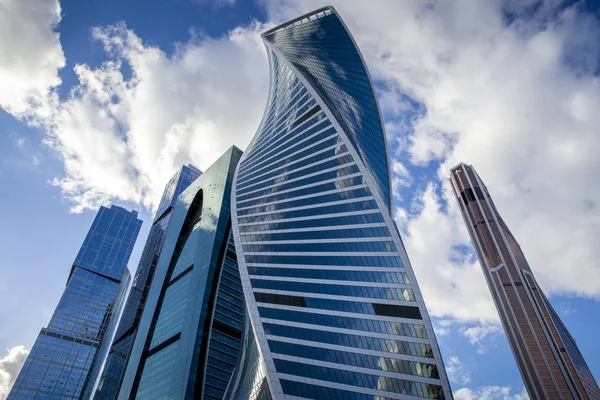 Moskva City International Business Center i Ryssland — Stockfoto
