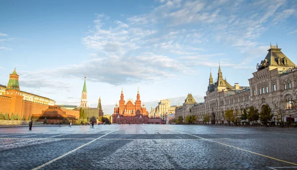 Panorama de la Place Rouge à Moscou, Russie — Photo