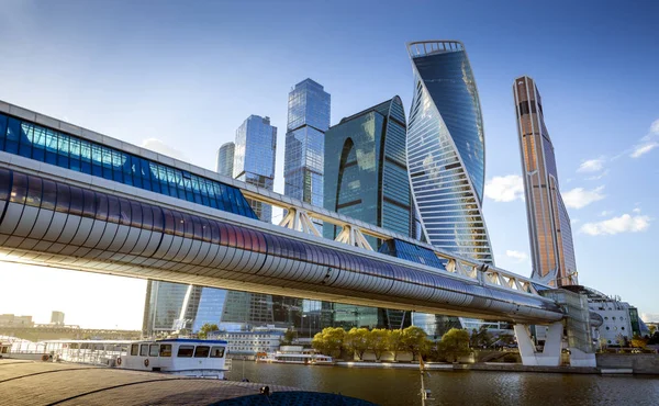 Moskva City International Business Center i Ryssland — Stockfoto