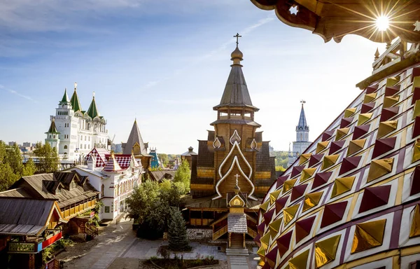 Panorama des izmailovsky kremlin in moskau, russland — Stockfoto