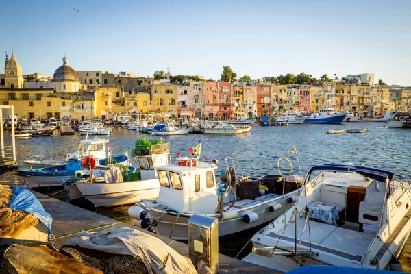 Port on Procida Island, Italy — Stock Photo, Image