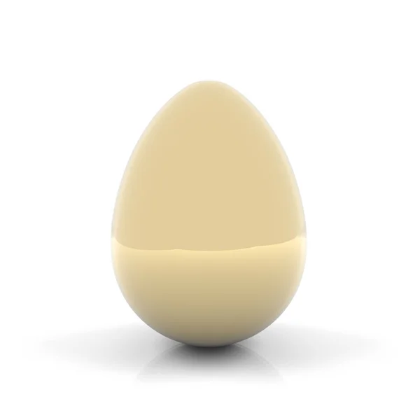 Golden egg isolated on white background — Stock Photo, Image