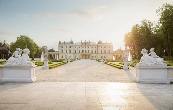 Palazzo Branicki e parco a Bialystok, Polonia — Foto Stock