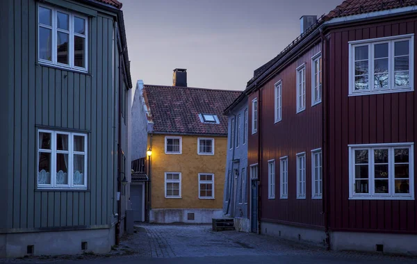 Trondheim by night, Norway — Stock Photo, Image