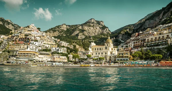 Costa Amalfitana - Panorama de Positano, Itália — Fotografia de Stock