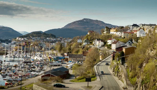 Panorama da cidade de Kristiansund, Noruega — Fotografia de Stock