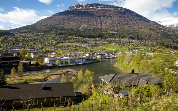 Stryn Панорама в Норвегії — стокове фото