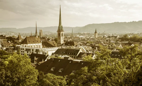 城市景观的苏黎世，瑞士 — 图库照片