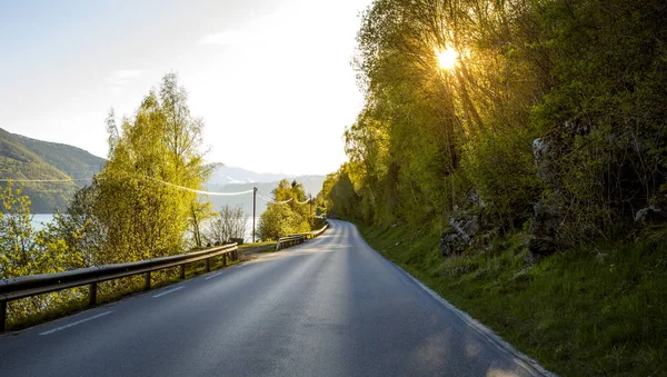 Route en Norvège — Photo