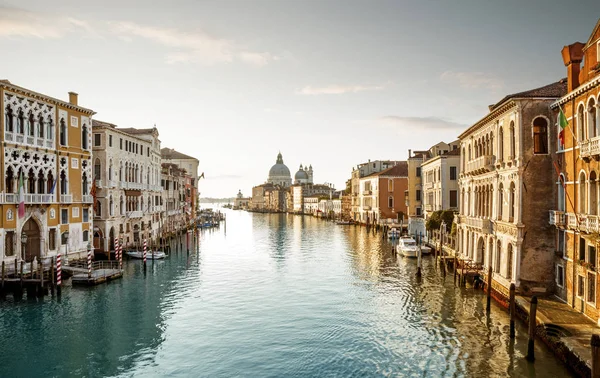 Panorama del Gran Canal en Venecia, Italia — Foto de Stock