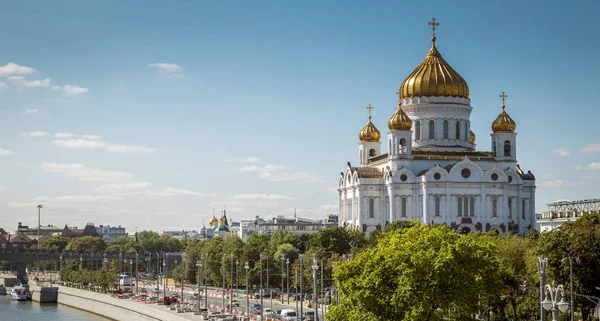 Cristo la catedral salvadora en Moscú, Rusia — Foto de Stock