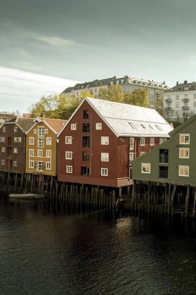 Stad Trondheim, Noorwegen — Stockfoto