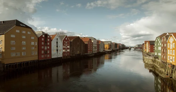 Panorama von Trondheim, Norwegen — Stockfoto