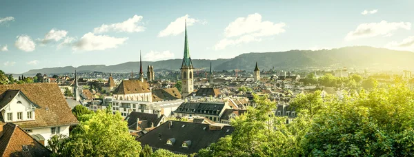 Panorama de Zurich, Suiza — Foto de Stock