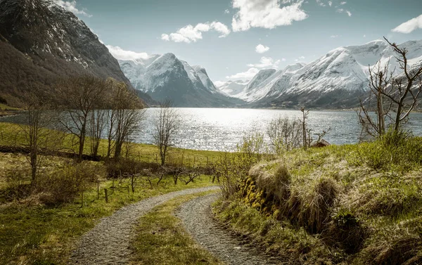 Idylické norská krajina — Stock fotografie