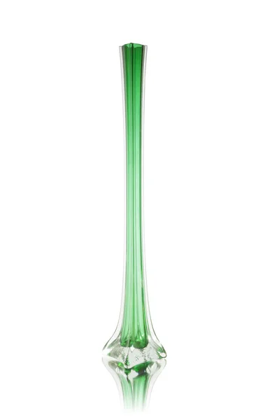 Antik üveg váza elszigetelt fehér background — Stock Fotó