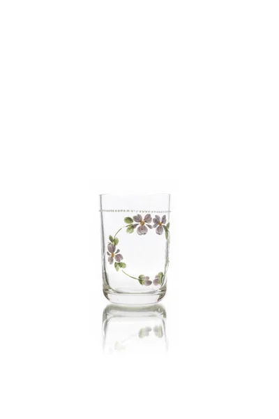 Vintage glass isolated on white background — Stock Photo, Image