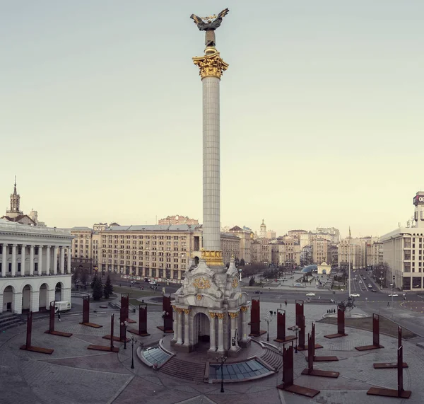 Monument of independence in Kiev city, Ukraine — Stock Photo, Image