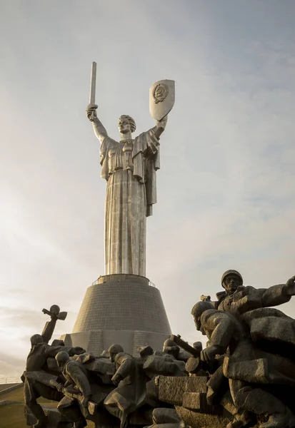 The Motherland monument in Kiev, Ukraine