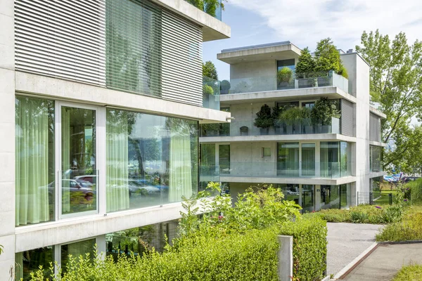Сучасний Житловий Будинок Цюриху Швейцарія — стокове фото