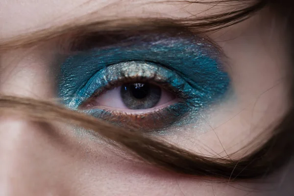 Muy bellos y elegantes ojos de maquillaje . —  Fotos de Stock