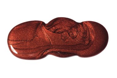 Beyaz arka planda tırnak cilası.