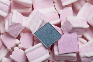 Arka plan tatlılar göze için gölgeler