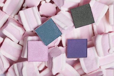 Arka plan tatlılar göze için gölgeler