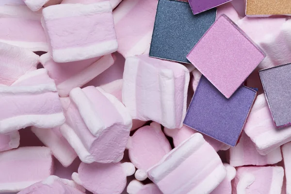 Arka plan tatlılar göze için gölgeler