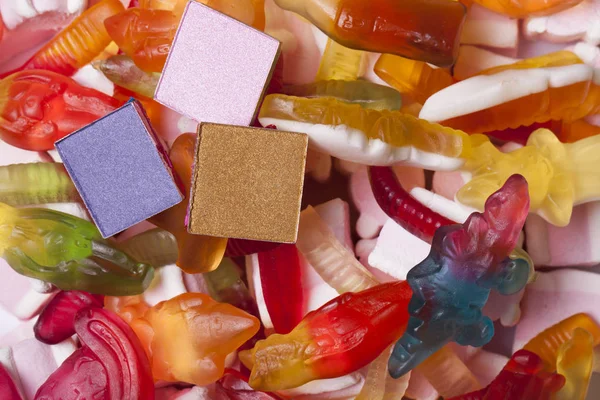 Arka plan tatlılar göze için gölgeler