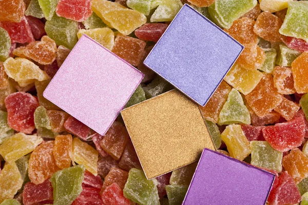 Arka plan tatlılar göze için gölgeler