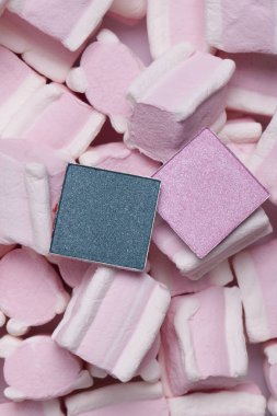 Arka plan tatlılar göze için gölgeler