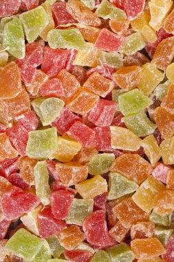 Birçok renkli tatlılar