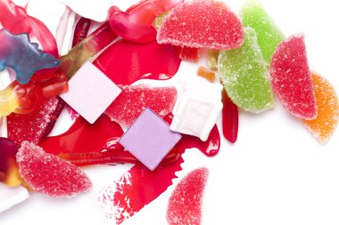 Reklam için güzel makyaj Üstten Görünüm